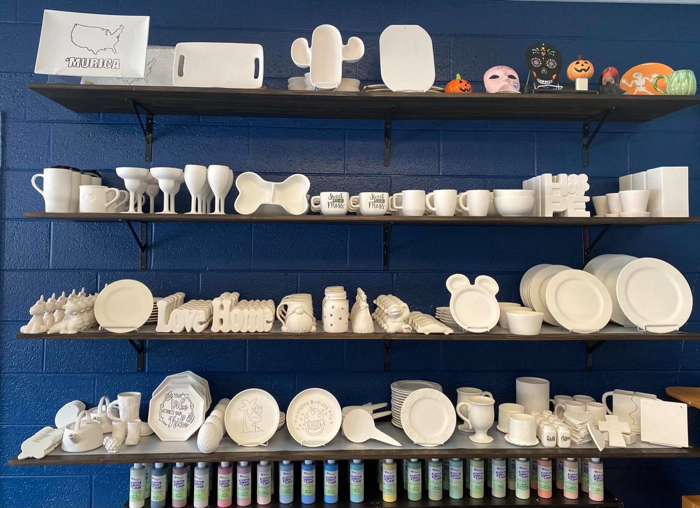 The Pottery Parlor, Homepage