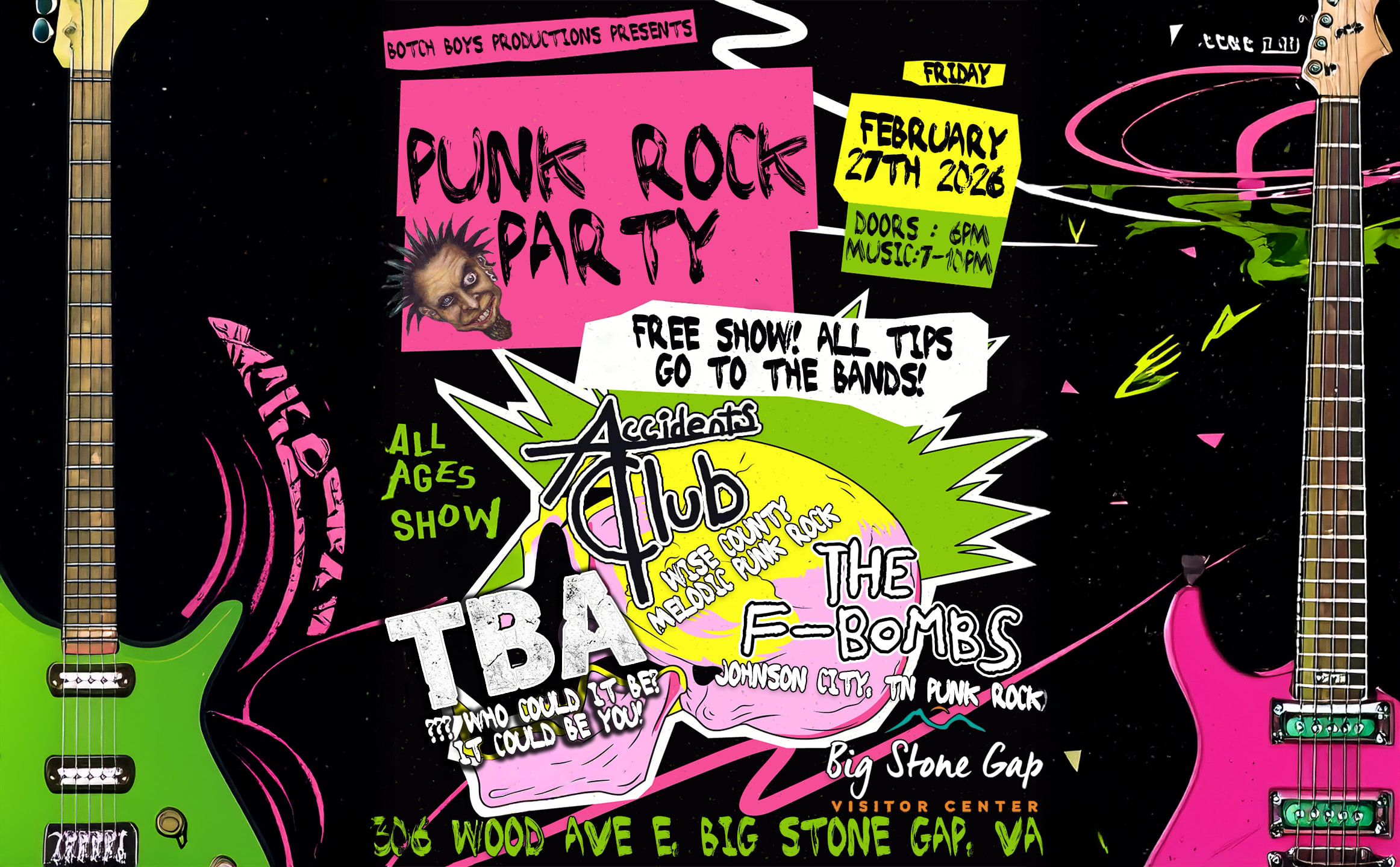 Punk Rock Party - BSG Visitor Center - Big Stone Gap